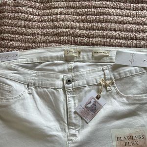Jessica Simpson white jeans